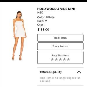 White mini dress